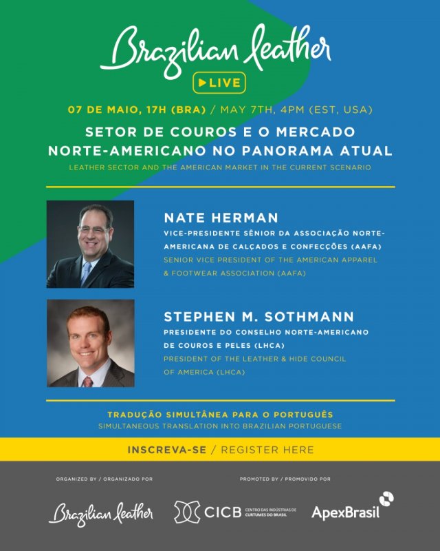 Live Brazilian Leather: setor de couros e o mercado norte-americano no panorama atual Live Brazilian Leather: setor de couros e o mercado norte-americano no panorama atual