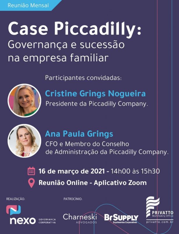 Reunião mensal do Nexo recebe a liderança da Calçados Piccadilly para apresentar seu case Reunião mensal do Nexo recebe a liderança da Calçados Piccadilly para apresentar seu case