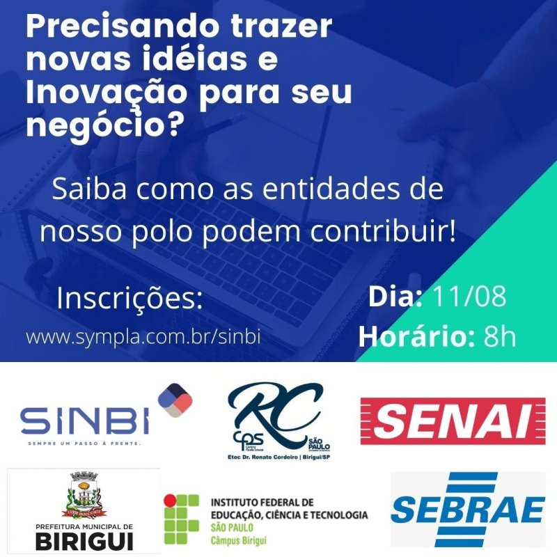 Palestra sobre ideias e inovações para os negócios Palestra sobre ideias e inovações para os negócios
