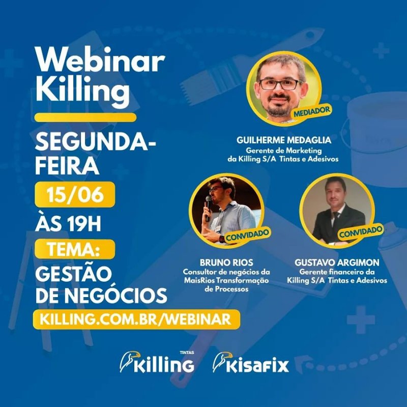 Killing realizará webinars direcionados ao setor calçadista Killing realizará webinars direcionados ao setor calçadista