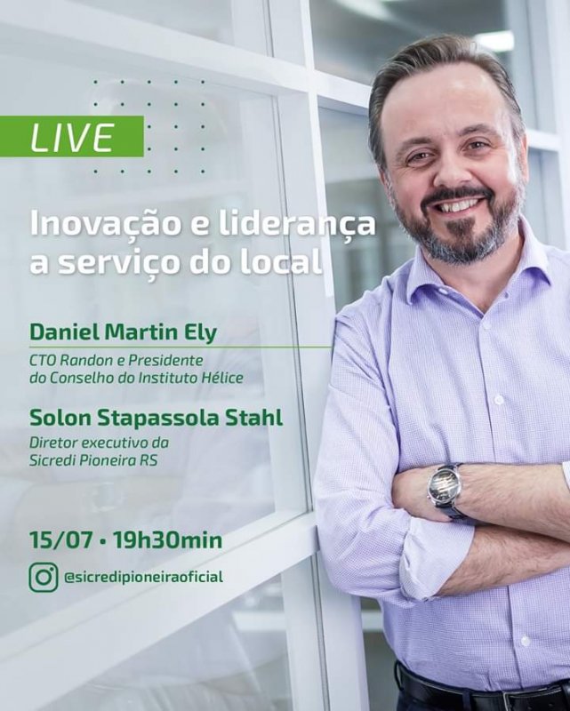LIVE Sicredi: Inovação e liderança a serviço do local LIVE Sicredi: Inovação e liderança a serviço do local