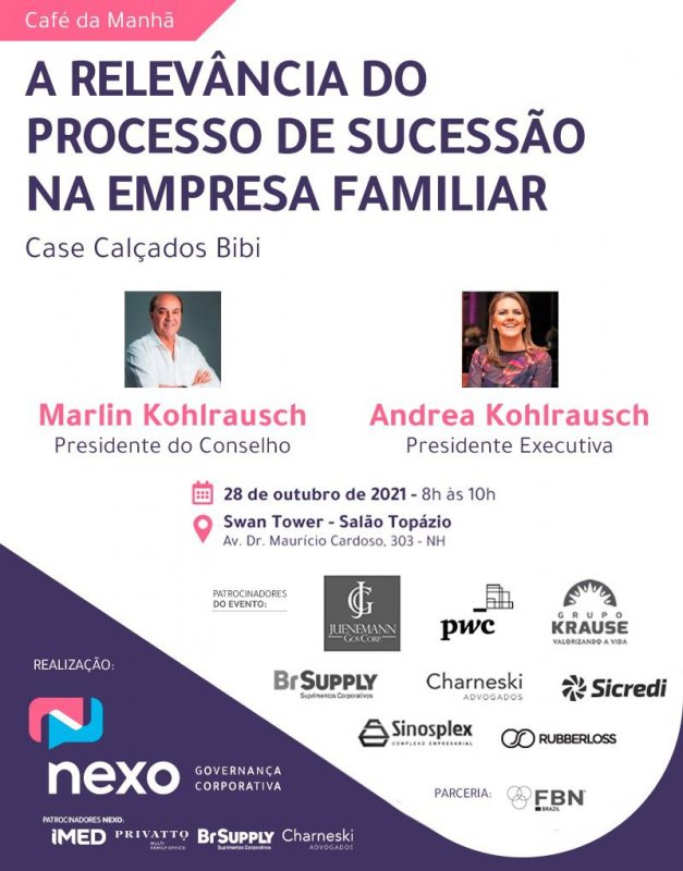Nexo Governança Corporativa promove evento sobre sucessão Nexo Governança Corporativa promove evento sobre sucessão
